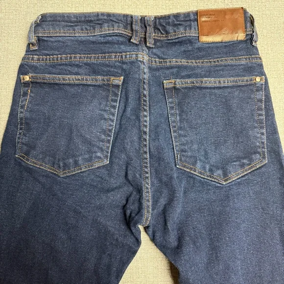 Zara Man Dark Wash Skinny Jeans Size 31 - Picture 4 of 8